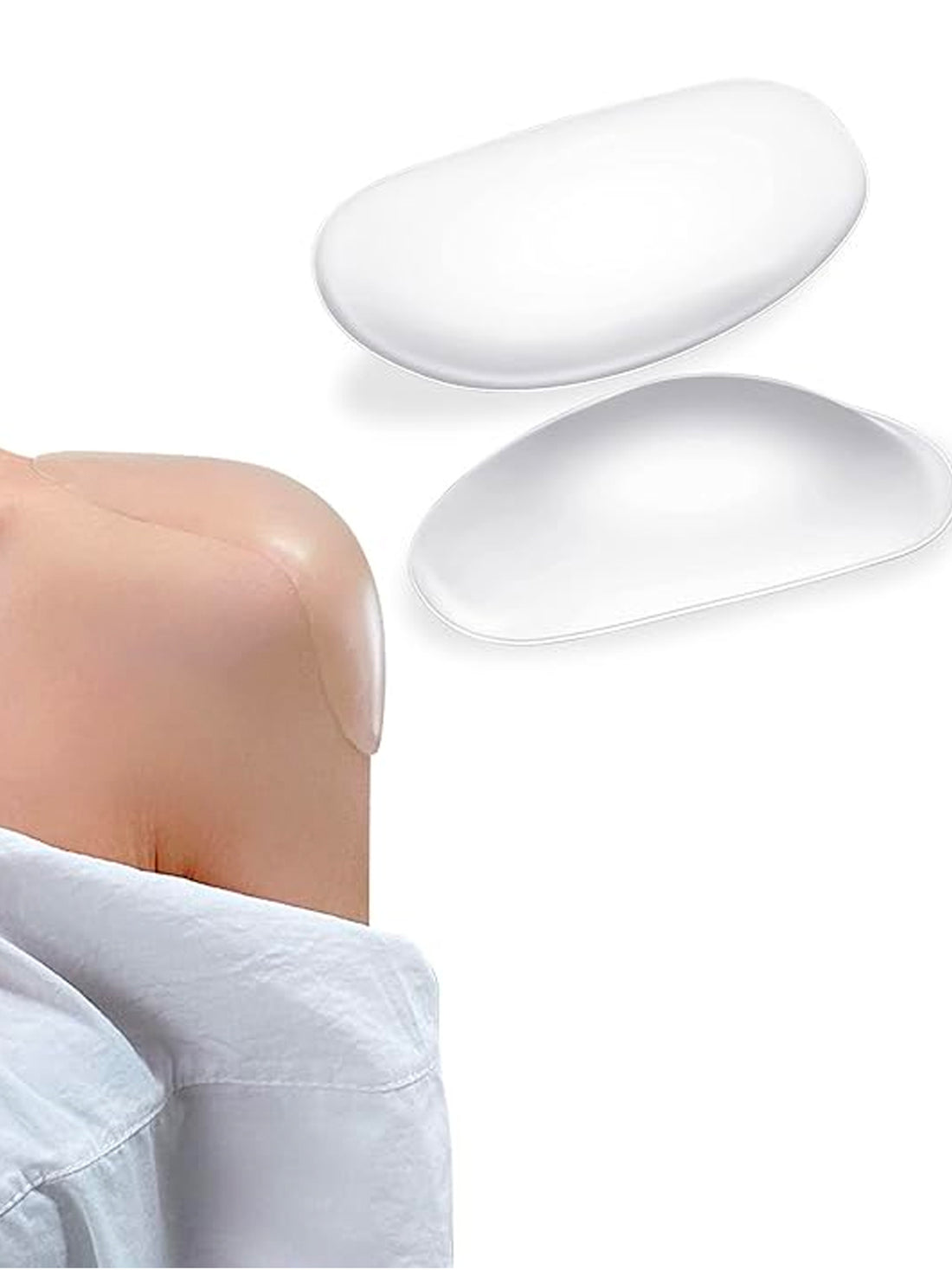 Reusable Adhesive Silicone Shoulder Pads