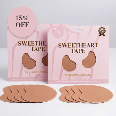 Sweetheart Strapless Boob Tape-Double Pack Savings Bundle-BEIGE