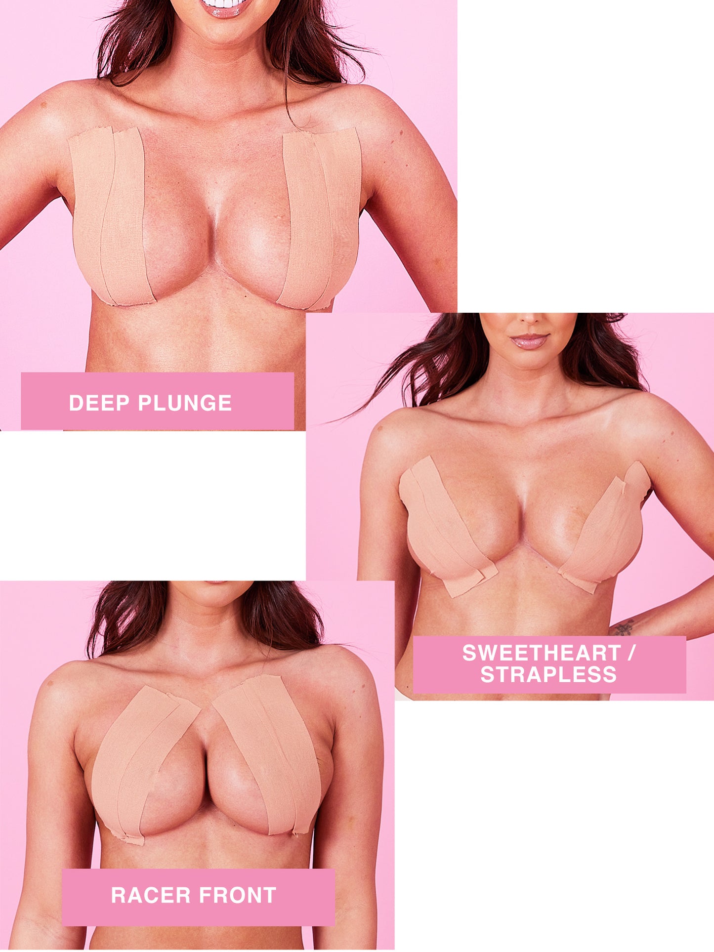 5 x Beige DIY breast lift tape