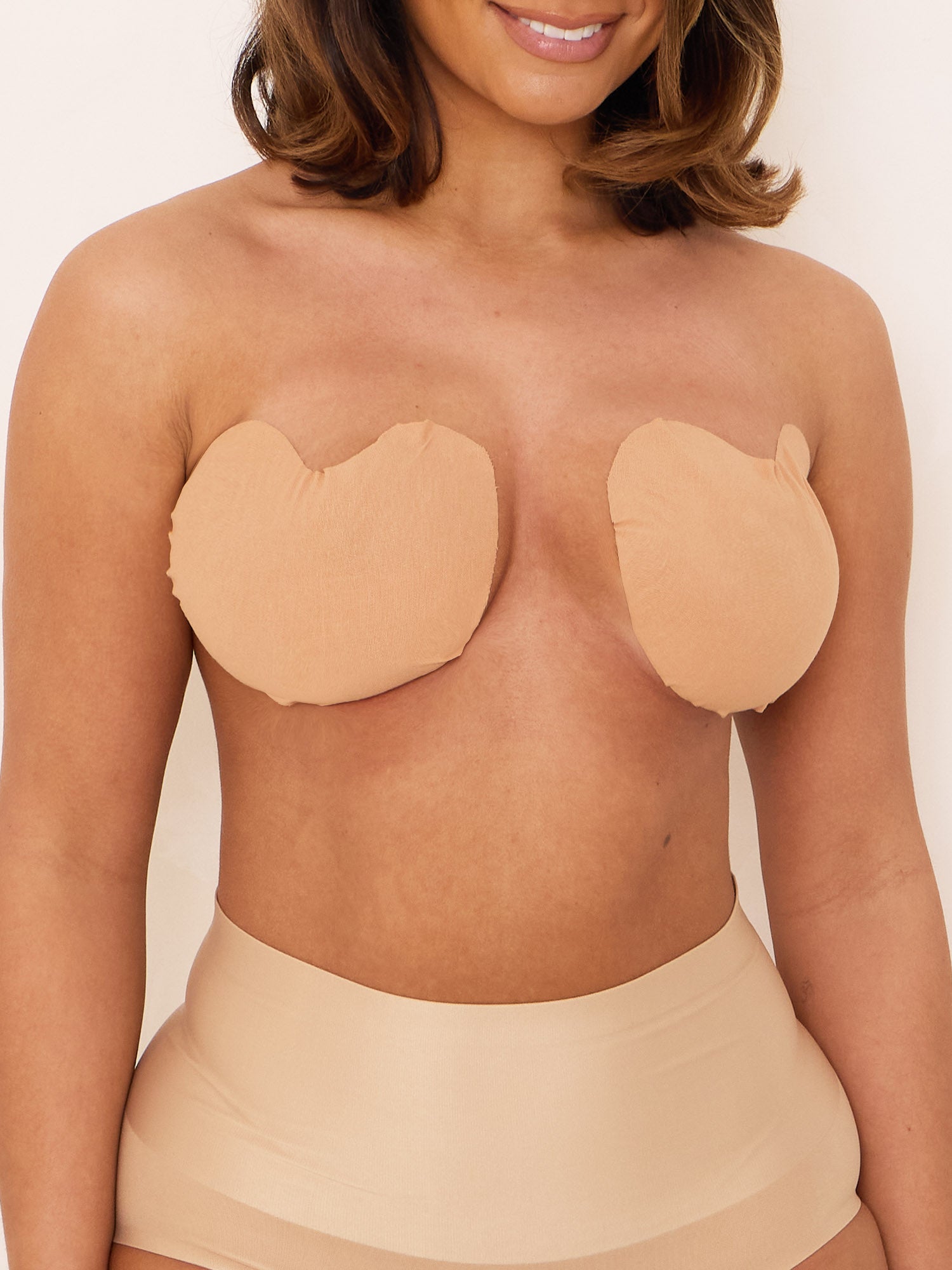 Sweetheart Strapless Boob Tape-BEIGE-A-F Cups