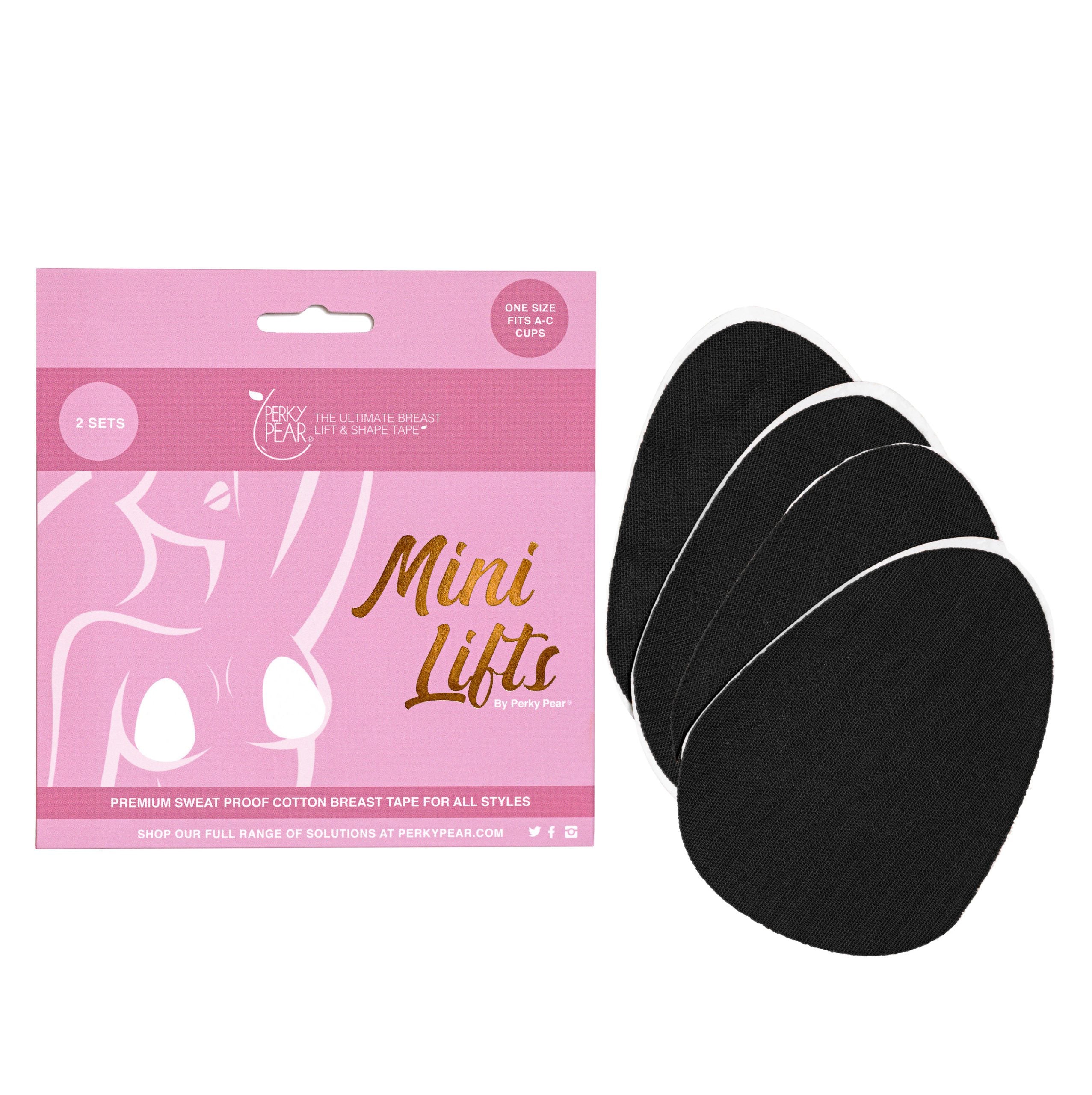 Mini Lifts Adhesive Boob Tape BLACK-A-D Cups