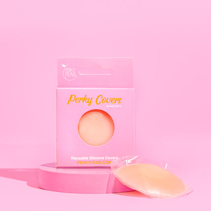 Perky Pear® Reusable Silicone nipple covers (BEIGE)