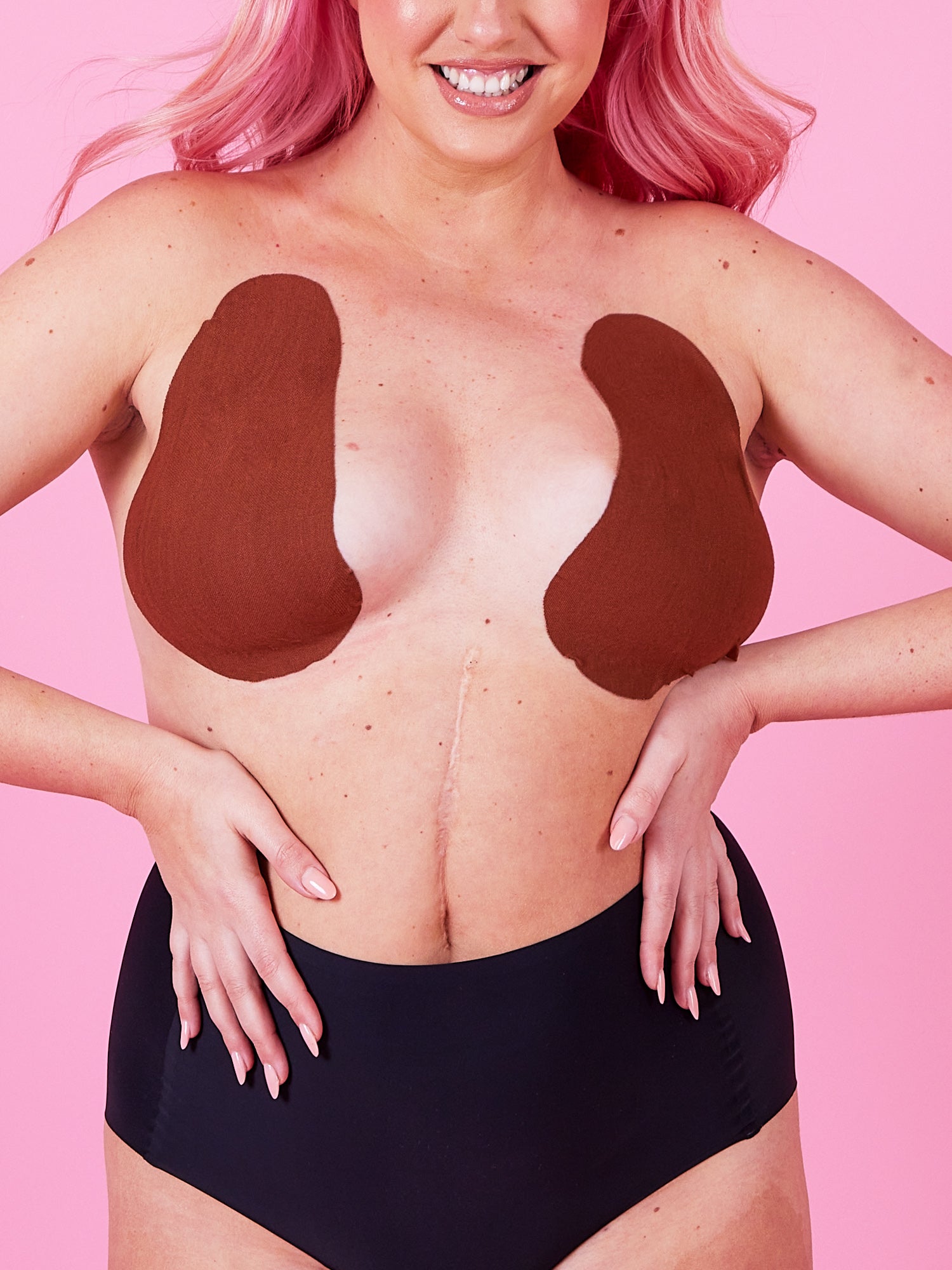 Original Lift & Shape Boob Tape- BROWN-A-G cups