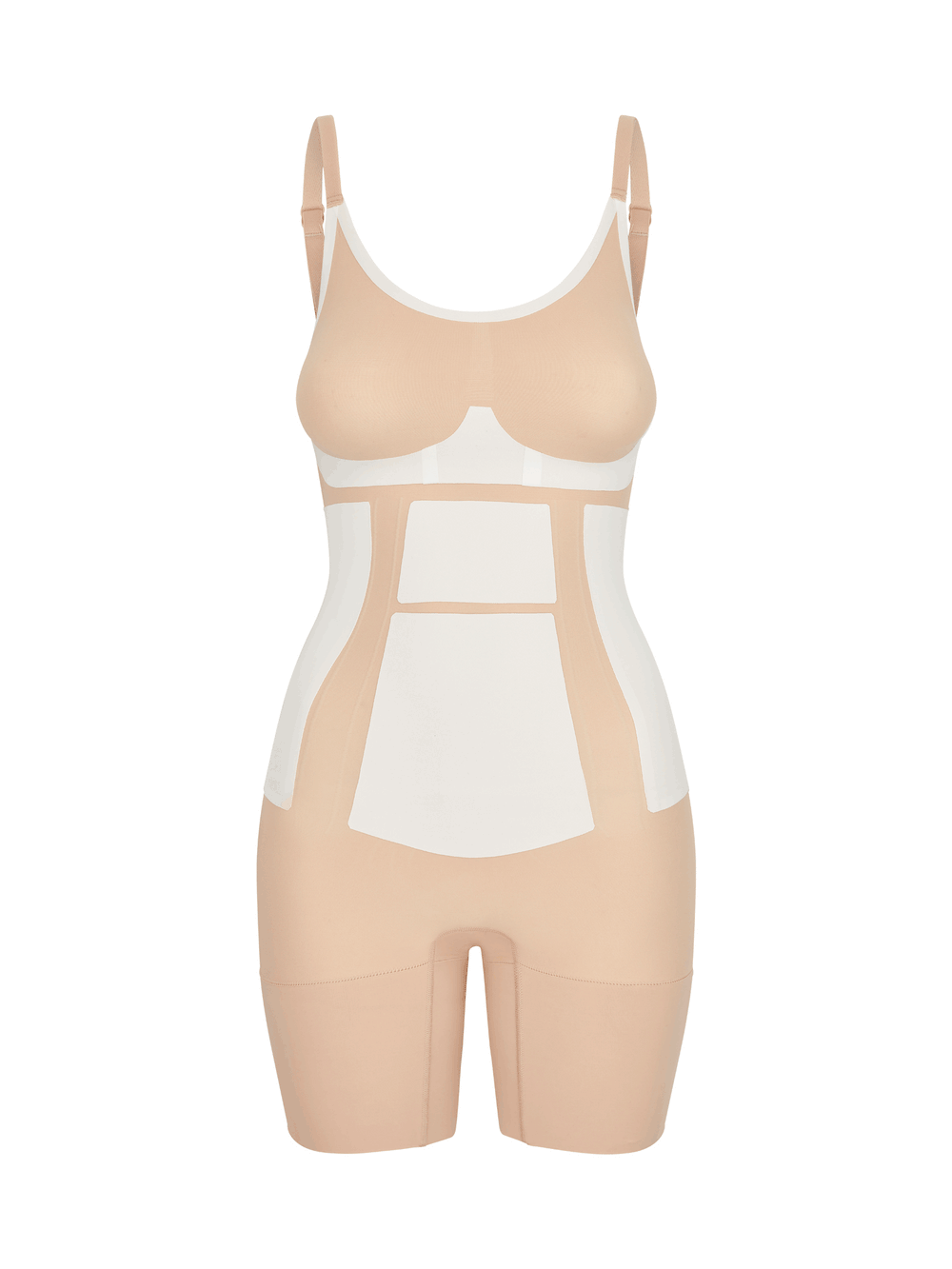 360Sculpt™ Bust Support Body Suit-BEIGE
