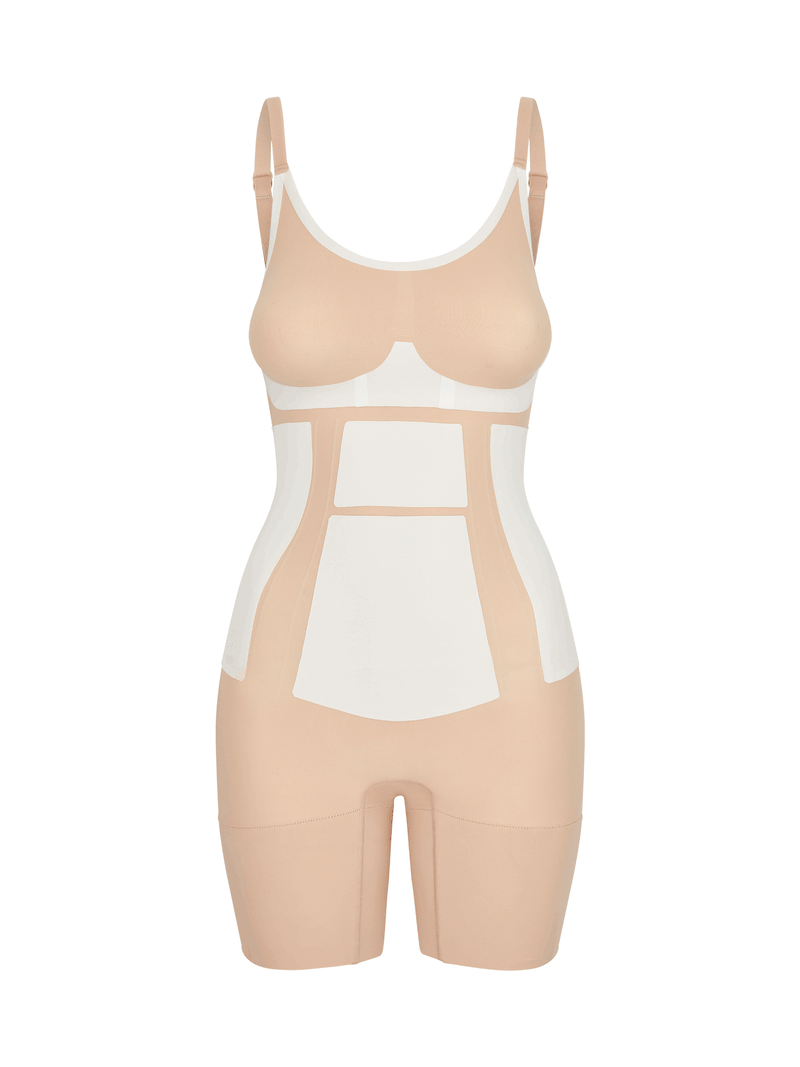 360Sculpt™ Bust Support Body Suit-BEIGE