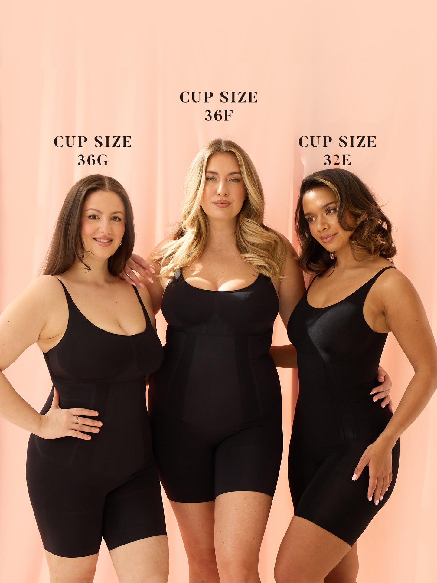 360Sculpt™ Bust Support Body Suit-BLACK