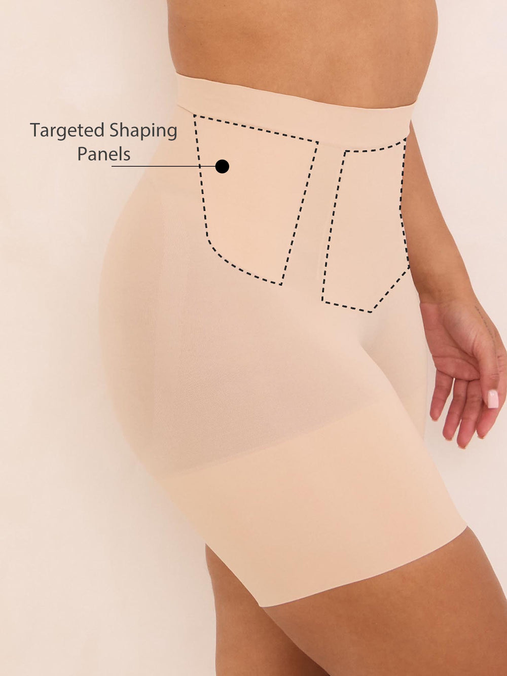 360Sculpt™- Sculpting Shorts-Double pack-Black & Beige