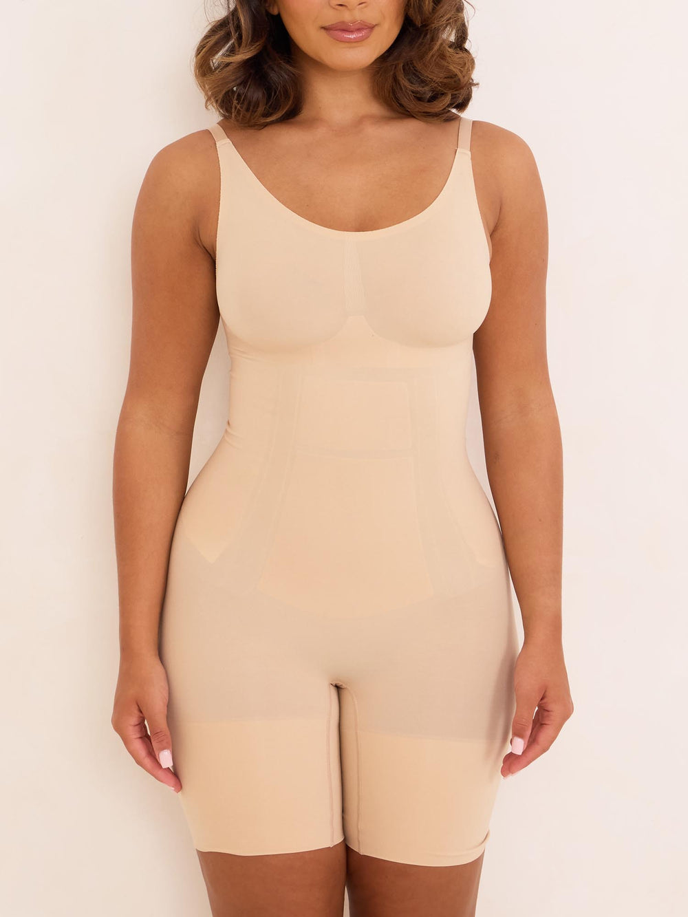 360Sculpt™ Bust Support Body Suit-BEIGE
