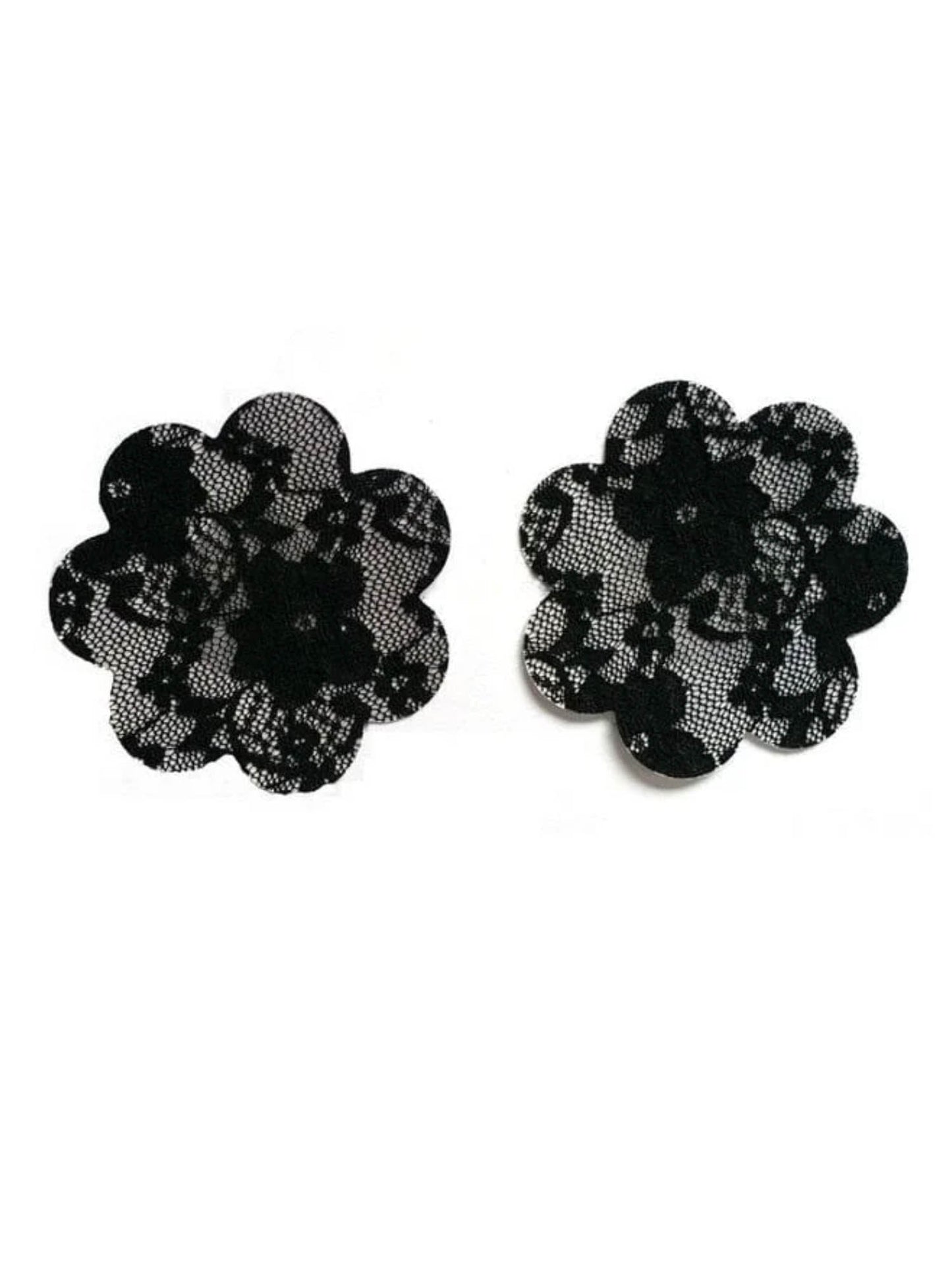 Lace Nipple Covers-Black