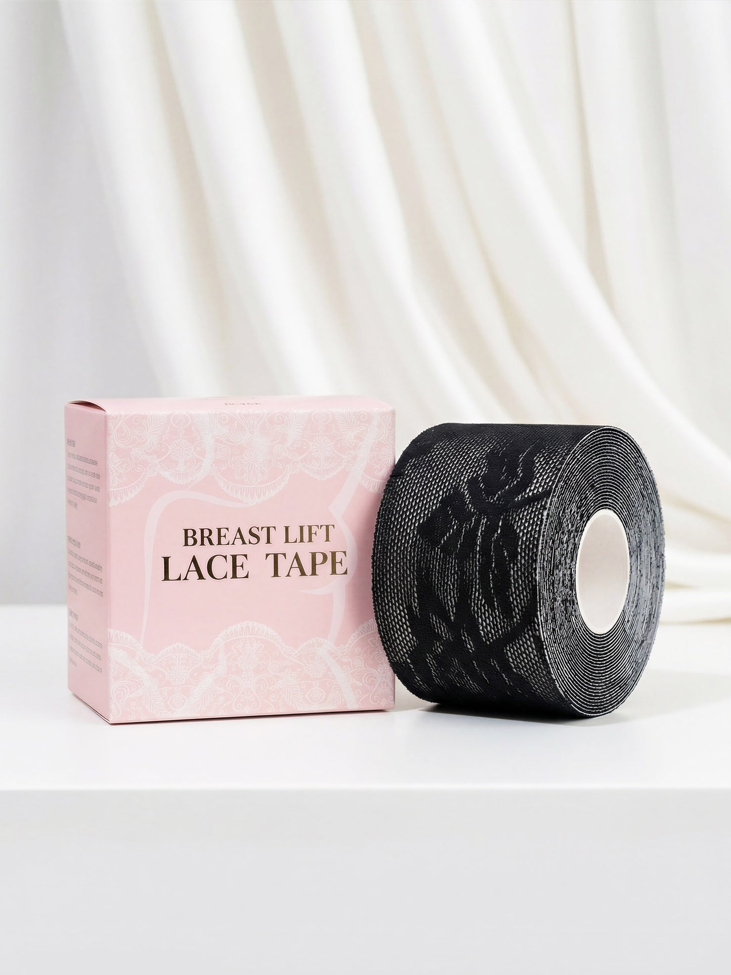 DIY Breast Lift Tape Roll- Black Lace- A-DD Cups