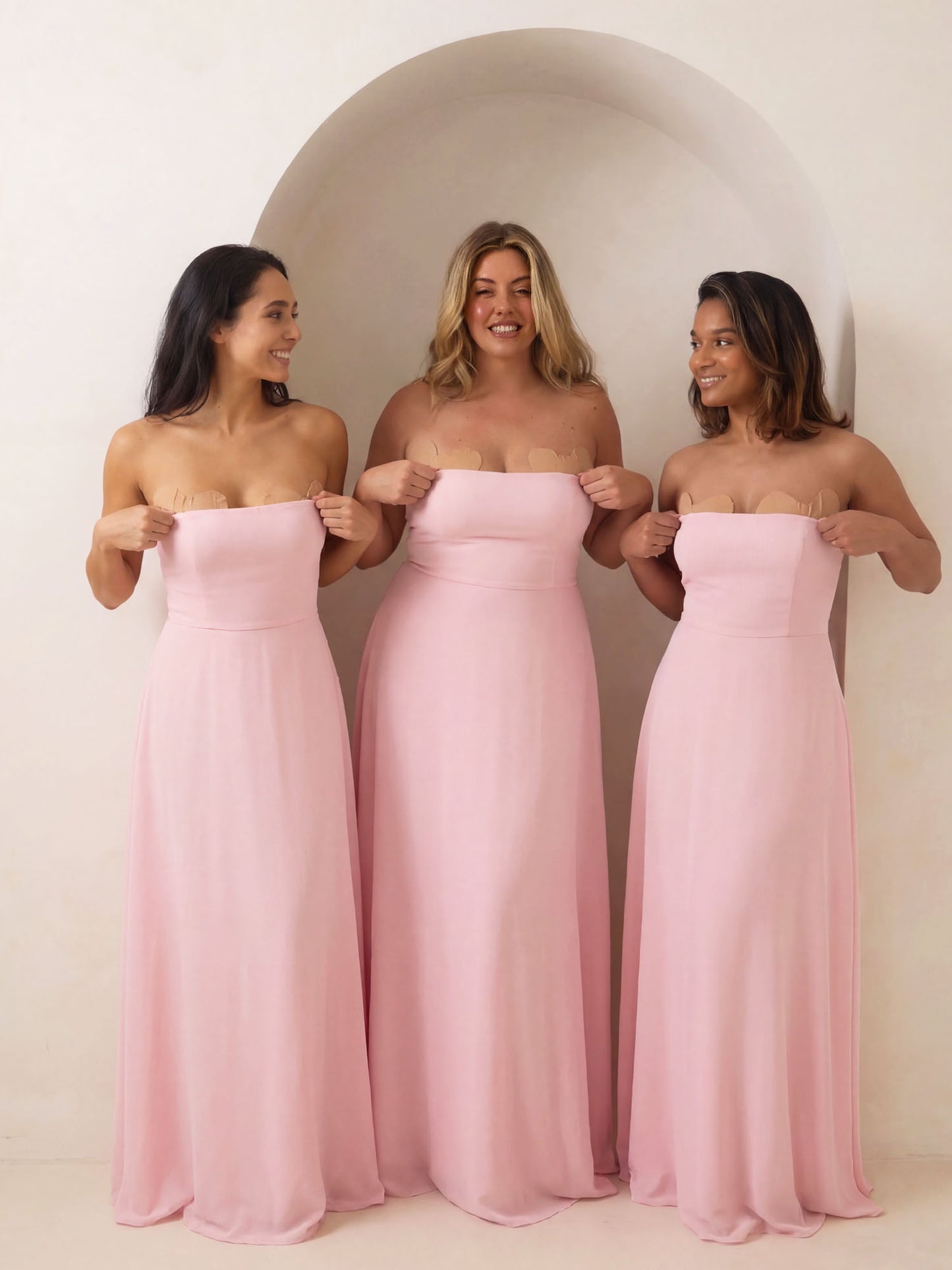 Sweetheart Strapless Boob Tape-BEIGE-A-F Cups