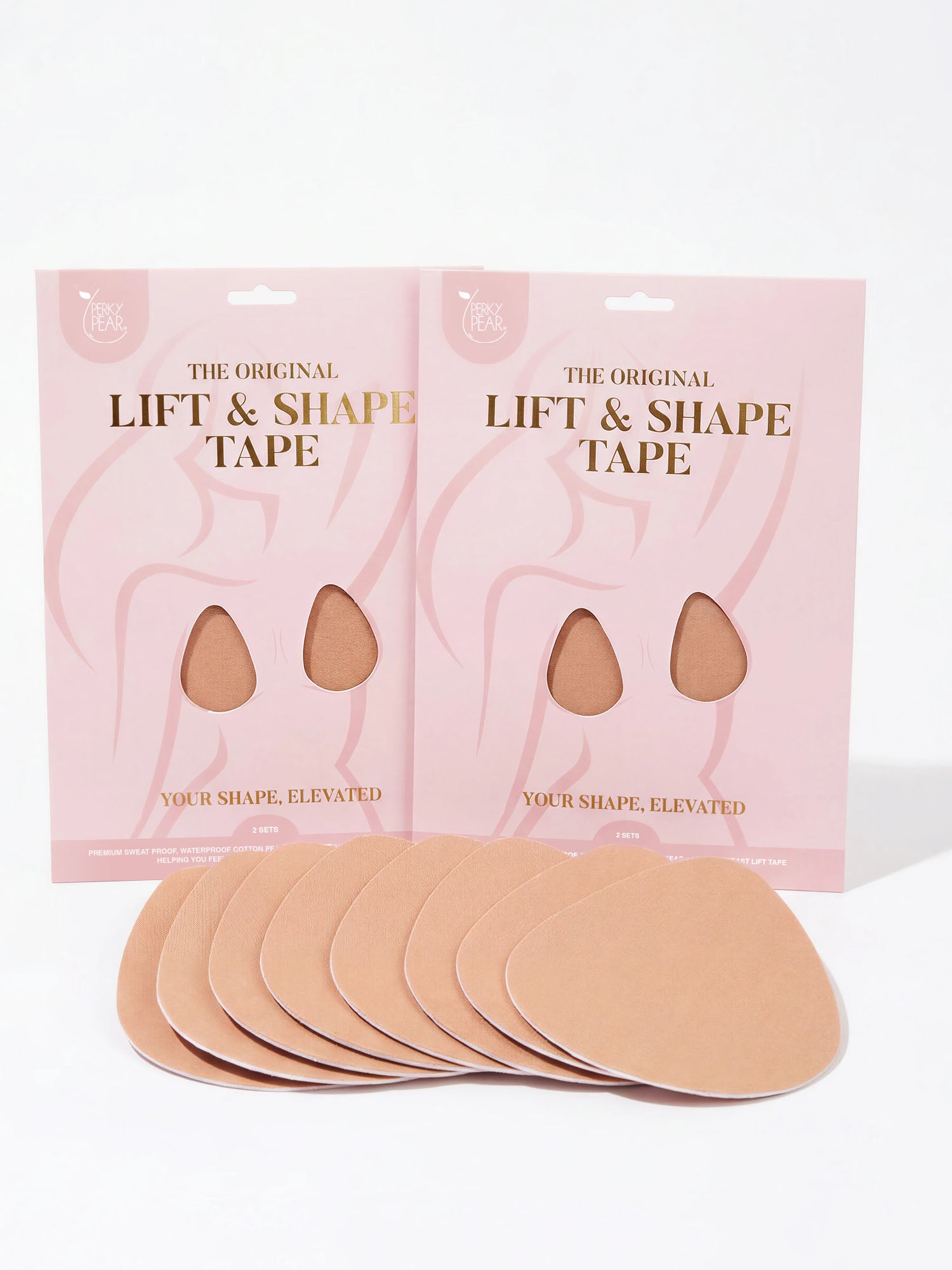 Original Lift &amp; Shape Tape-Double Pack Savings Bundle-BEIGE (4 PAIRS)