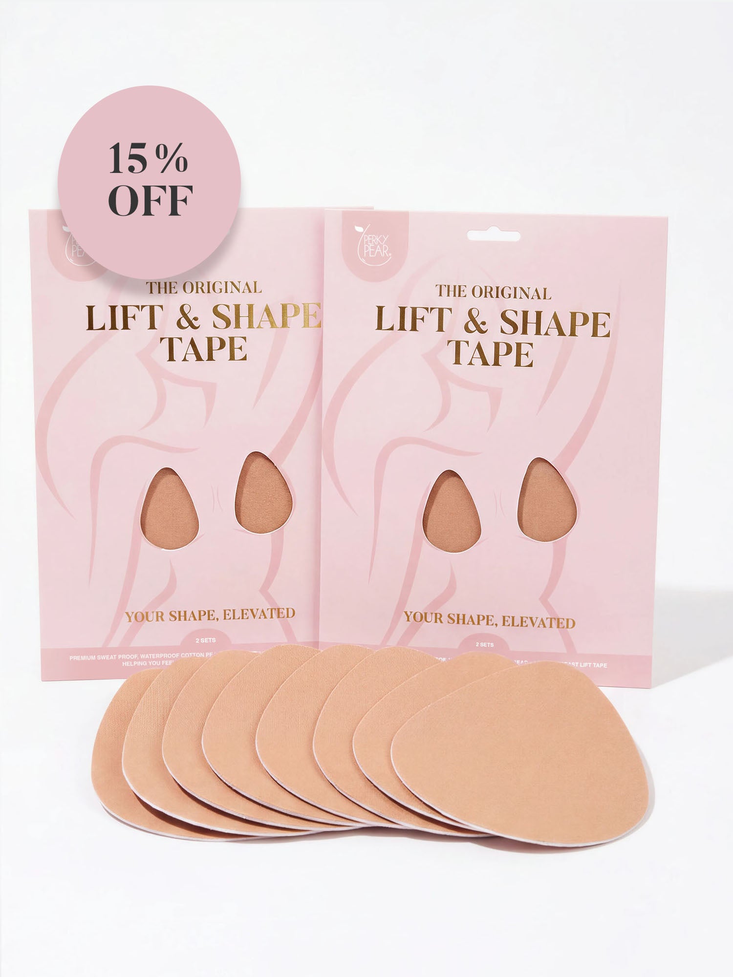 Original Lift & Shape Tape-Double Pack Savings Bundle-BEIGE (4 PAIRS)