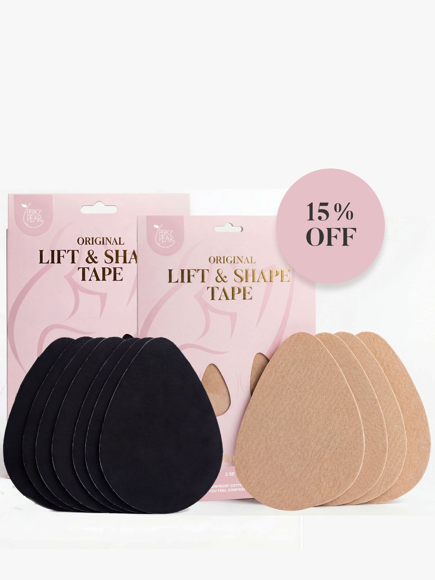 Original Lift & Shape Tape-Double Pack Bundle-Beige & Black