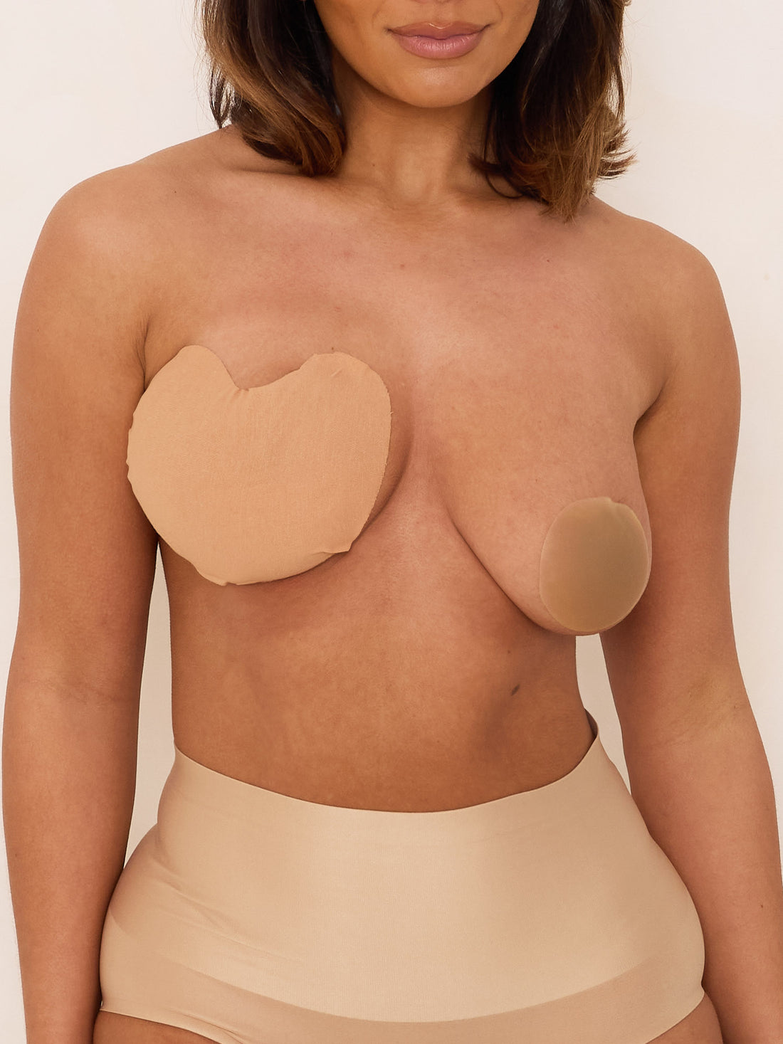 Sweetheart Strapless Boob Tape-BEIGE-A-F Cups