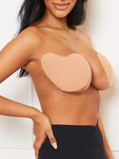 Sweetheart Strapless Boob Tape-BEIGE-A-F Cups
