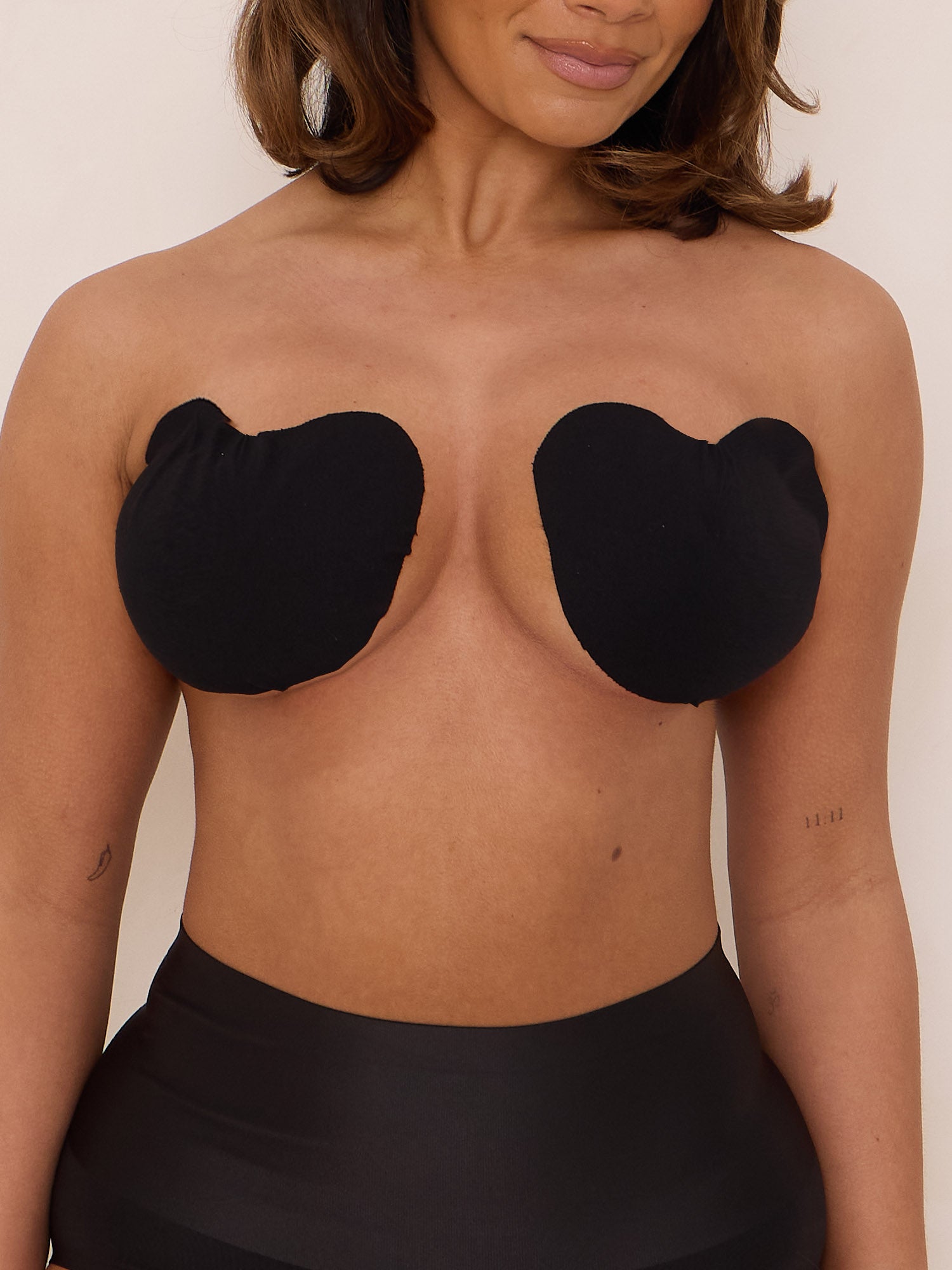 Sweetheart Strapless Boob Tape-BLACK-A-F Cups