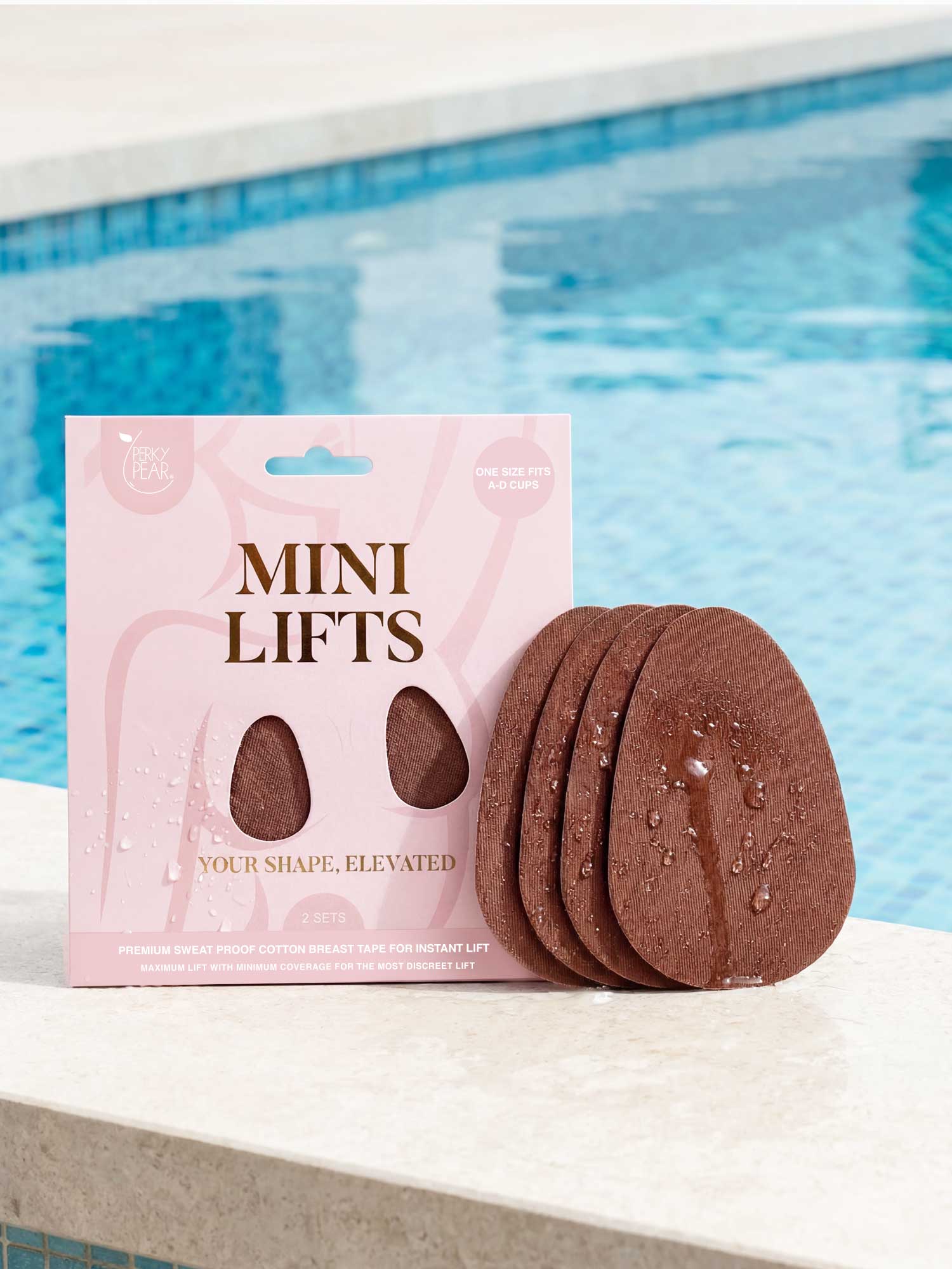 Mini Lifts Adhesive Boob Tape BROWN-A-D Cups