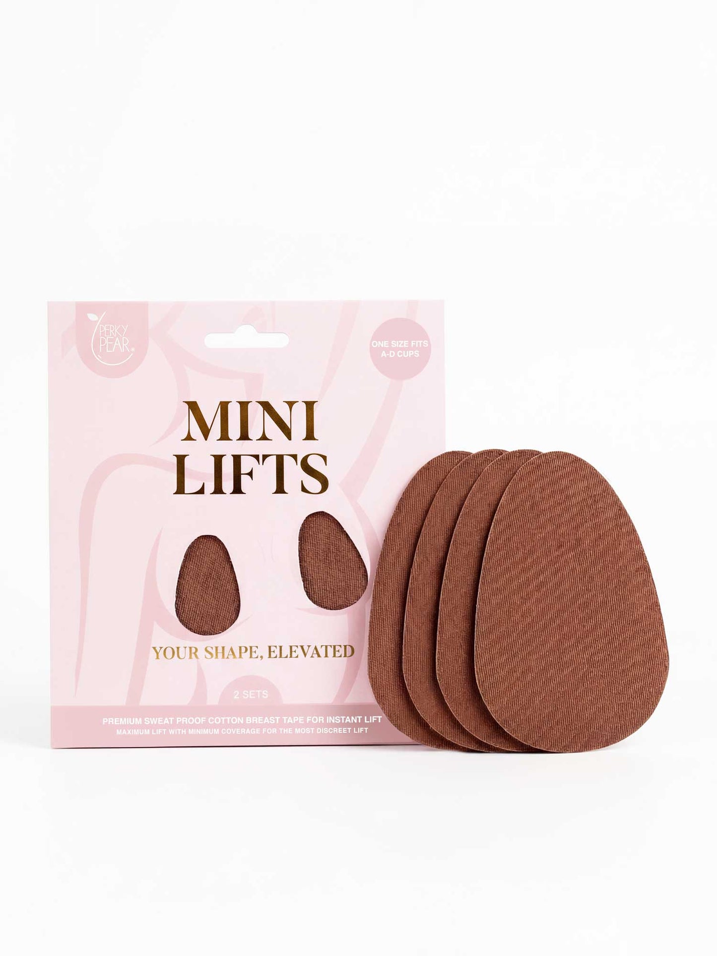 Mini Lifts Boob Tape- BROWN-A-D Cups