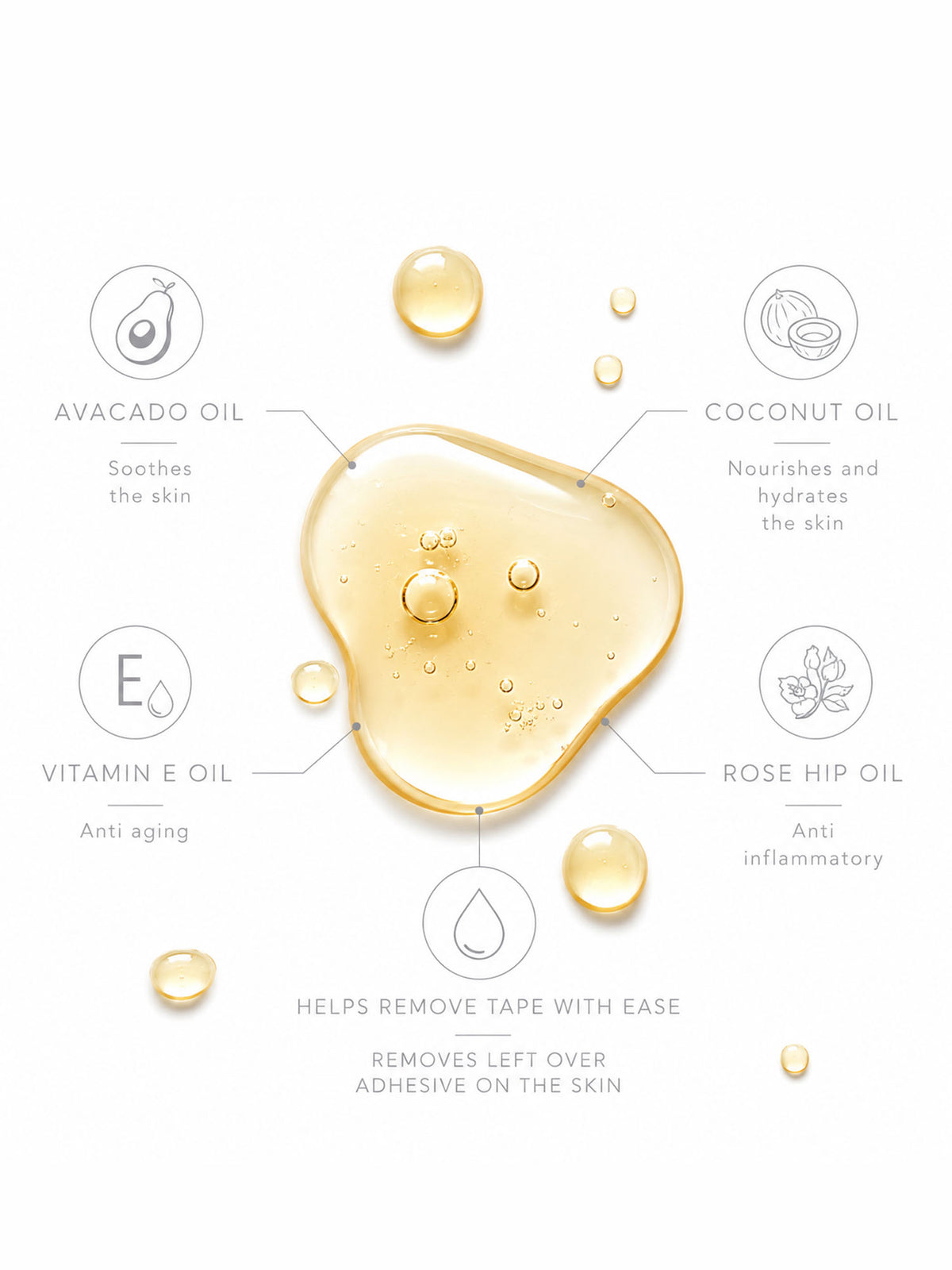Perky Pear Boob Tape Removal & Care Oil