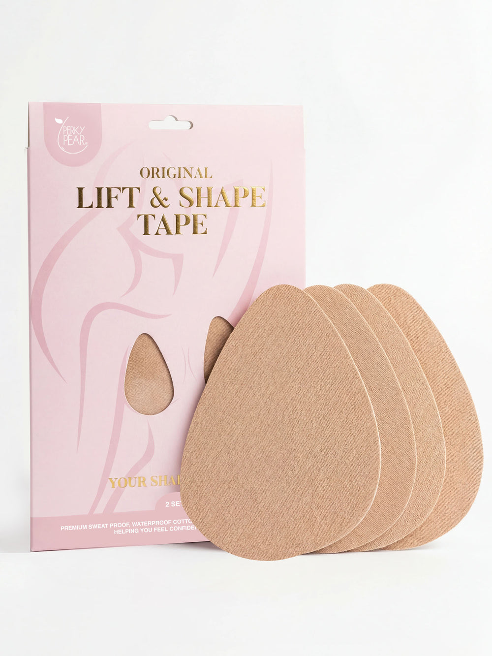 Perky Pear Original Lift and Shape beige breast tape product