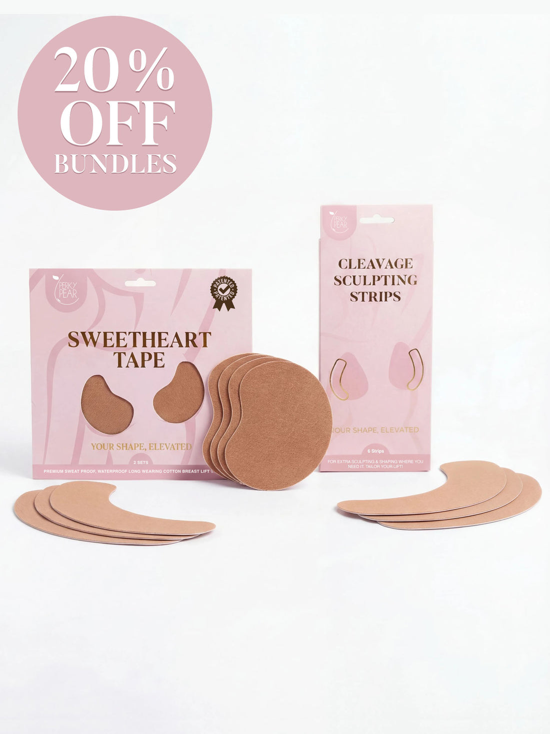 Sweetheart Tape &amp; Sculpting Strips Bundle-BEIGE