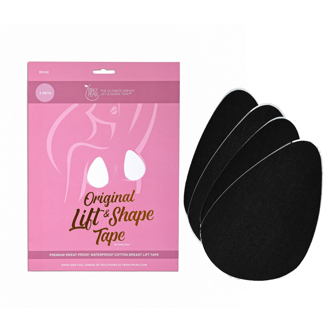 Original Lift &amp; Shape Tape By Perky Pear® BLACK-A-H Cups