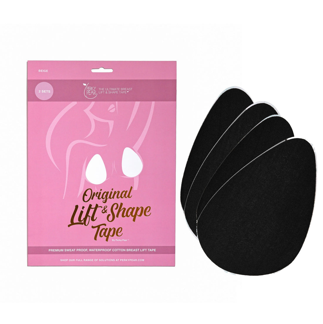 Original Lift & Shape Boob Tape BLACK-A-H cups