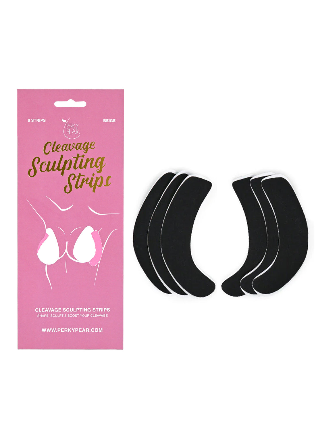 Cleavage Sculpting Boob Tape Strips BLACK